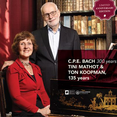 FANTASIA & 6 ORGAN SONATAS OP.6/ TINI MATHOT, TON KOOPMAN [C.P.E.바흐: 오르간 소나타 외]