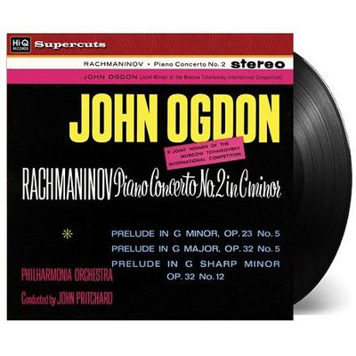 PIANO CONCERTO NO.2 & PRELUDES/ JOHN OGDON, JOHN PRITCHARD [LP] [라흐마니노프: 피아노 협주곡 & 프렐류드]