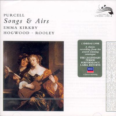 SONGS & AIRS/ EMMA KIRKBY/ CHRISTOPHER HOGWOOD/ ANTHONY ROOLEY