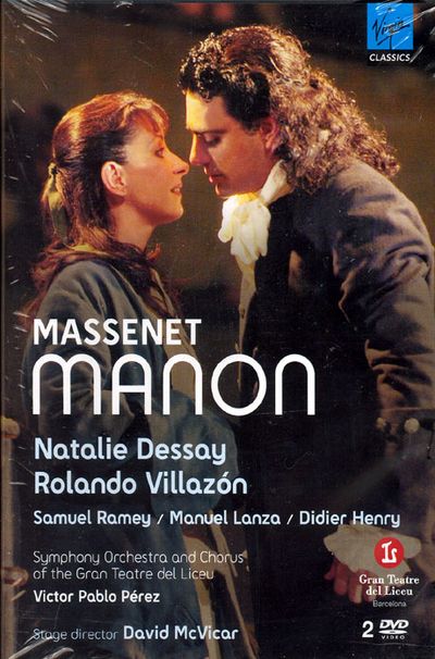 MANON/ NATALIE DESSAY, ROLANDO VILLAZON, VICTOR PABLO PEREZ [마스네: 마농 - 드세이, 빌라존]