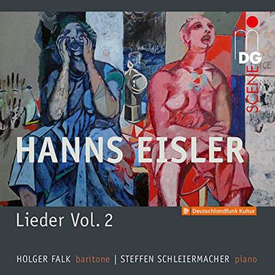 LIEDER VOL.2/ HOLGER FALK, STEFFEN SCHLEIERMACHER [아이슬러: 39곡의 가곡 모음 2집]