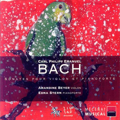 SONATES POUR VIOLON ET PIANOFORTE/ AMANDINE BEYER, EDNA STERN [C.P.E 바흐: 바이올린 소나타 - 아망딘 베이어]