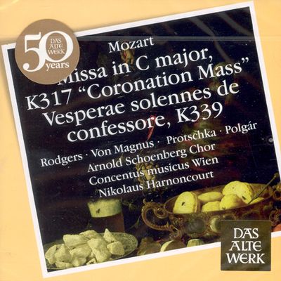 MISSA IN C MAJOR K317, VESPERAE/ NIKOLAUS HARNONCOURT