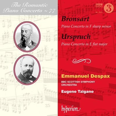 PIANO CONCERTOS/ EMMANUEL DESPAX, EUGENE TZIGAN [낭만주의 피아노 협주곡 77집: 브론자르트 & 우르스프루흐]
