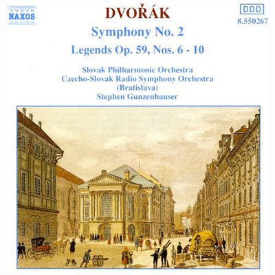 SYMPHONY NO.2 & LEGENDS OP.59, NOS.6-10/ STEPHEN GUNZENHAUSER [드보르작: 교향곡 2번, 전설]