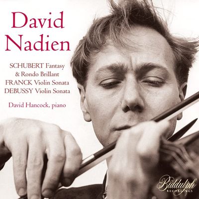 SCHUBERT, FRANCK & DEBUSSY/ DAVID HANCOCK [슈베르트, 프랑크, 드뷔시: 바이올린 소나타 - 데이빗 나디엔]