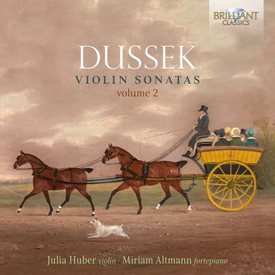 VIOLIN SONATAS VOL.2/ JULIA HUBER, MIRIAM ALTMANN [두세크: 바이올린 소나타 2집- 율리아 후버]