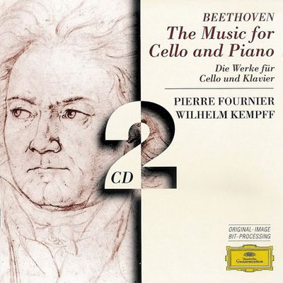 THE MUSIC FOR CELLO & PIANO/ PIERRE FOURNIER, WILHELM KEMPF [베토벤: 첼로 소나타 - 푸르니에, 켐프]