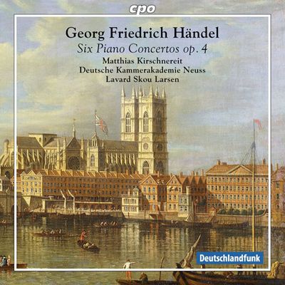 SIX PIANO CONCERTOS OP.4/ MATTHIAS KIRSCHNEREIT, LAVARD SKOU LARSEN [180G LP] [헨델: 피아 협주곡 - 키르슈네라이트 & 라르센]