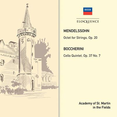 OCTET FOR STRINGS & CELOO QUINTET/ ACADEMY OF ST MARTIN IN THE FIELDS [멘델스존 & 보케리니: 현악 8중주, 5중주]
