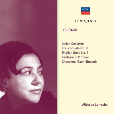 PIANO WORKS/ ALICIA DE LARROCHA [알리시아 데 라로차: 바흐 피아노 작품집]