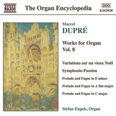 WORKS FOR ORGAN VOL.8/ STEFAN ENGELS [뒤프레: 오르간 음악 8집 - 슈테판 엥겔스]