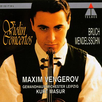 VIOLIN CONCERTOS/ MAXIM VENGEROV, KRUT MASUR [브루흐 & 멘델스존: 바이올린 협주곡 - 막심 벵게로프, 마주어]