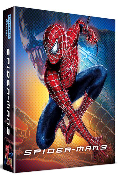 스파이더맨 3 4K UHD+BD [렌티큘러 풀슬립 스틸북 한정판] [SPIDER-MAN 2]