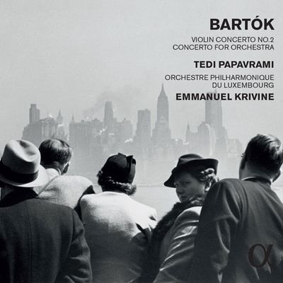 VIOLIN CONCERTO NO.2 & CONCERTO FOR ORCHESTRA/ TEDI PAPAVRAMI, EMMANUEL KRIVINE [바르톡: 바이올린 협주곡 2번, 오케스트라를 위한 협주곡]