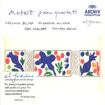 MOZART PIANO QUARTETS/ MALCOLM BILSON