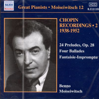 24 PRELUDES OP 28 ETC/ CHOPIN REECORDINGS 2