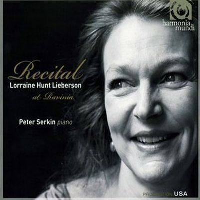 RECITAL AT RAVINIA/ LORRAINE HUNT LIEBERSON/ PETER SERKIN/ DREW MINTER