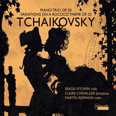 PIANO TRIO OP.50 & VARIATIONS ON A ROCOCO THEME OP.33/ SERGEI ISTOMIN, CLAIRE CHEVALLIER [차이코프스키: 피아노 트리오 A단조, 로코코 변주곡(오리지널 버전)]
