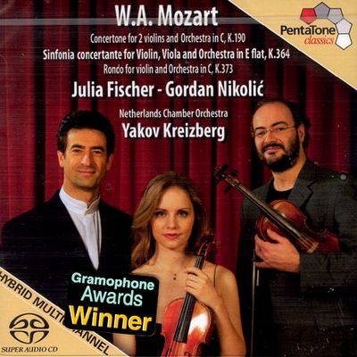 CONCERTONE FOR 2 VIOLINS AND ORCHESTRA IN C K.190/ JULIA FISCHER, YAKOV KREIZBERG [SACD HYBRID]