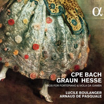 TRIOS FOR FORTEPIANO & VIOLA DA GAMBA/ LUCILE BOULANGER, ARNAUD DE PASQUALE [C.P.E.바흐, 그라운, 헤세: 비올라 다 감바 트리오]