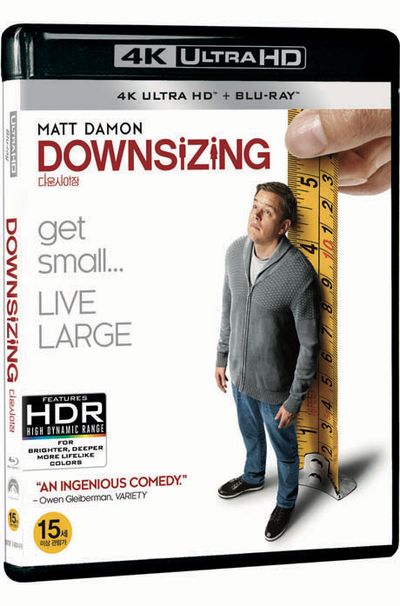 [6월 놓칠 수 없는 UHD BD 할인전] 다운사이징 4K UHD+BD [DOWNSIZING]