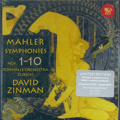 SYMPHONIES NOS.1-10/ DAVID ZINMAN [15SACD+1DVD] [말러 교향곡 전집: 데이빗 진만 한정반]