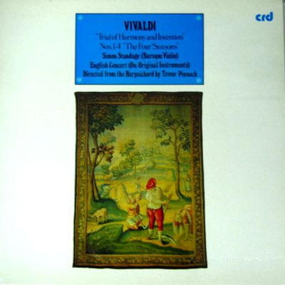 THE FOUR SEASON/ SIMON STANDAGE, TREVOR PINNOCK [LP]