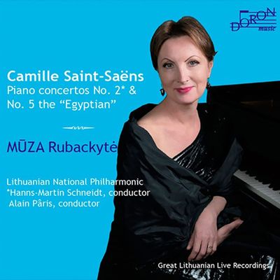 PIANO CONCERTOS NOS.2 & 5 ‘EGYPTIAN’ / MUZA RUBACKYTE [생상스: 피아노 협주곡 2 & 5번 ‘이집트’ - 무자 루바츠키테]