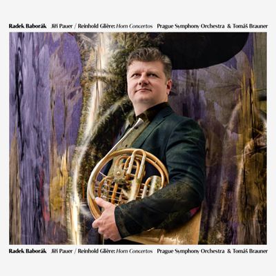 HORN CONCERTOS/ RADEK BABORAK, TOMAS BRAUNER [글리에르 & 파우어: 호른 협주곡 - 라데크 바보라크]