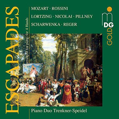 ESCAPADES/ PIANO DUO TRENKNER-SPEIDEL [트렌크너-슈파이델 피아노 듀오: 에스카파데스 - 로시니, 로르칭, 니콜라이 외]