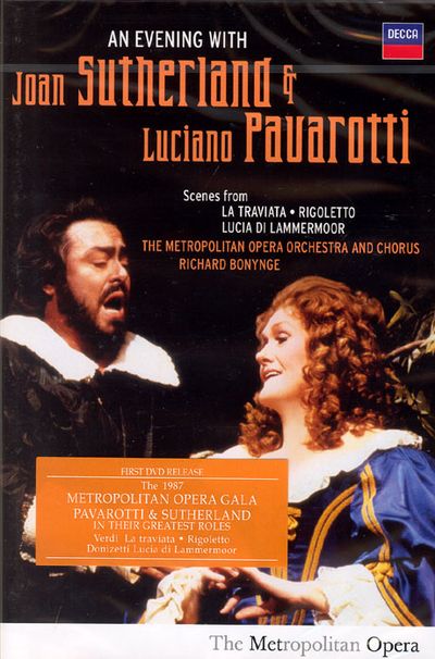 AN EVENING WITH JOAN SUTHERLAND & LUCIANO PAVAROTTI/ RICHARD BONYNGE