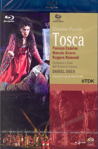 푸치니: 토스카 블루레이 [TOSCA/ DANIEL OREN] [블루레이 전용플레이어 사용]