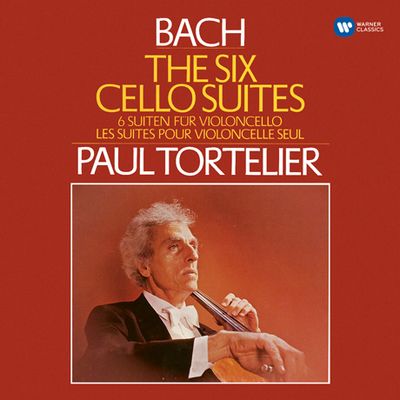 THE SIX CELLO SUITES/ PAUL TORTELIER [ORIGINAL JACKET] [바흐: 무반주 첼로 모음곡]