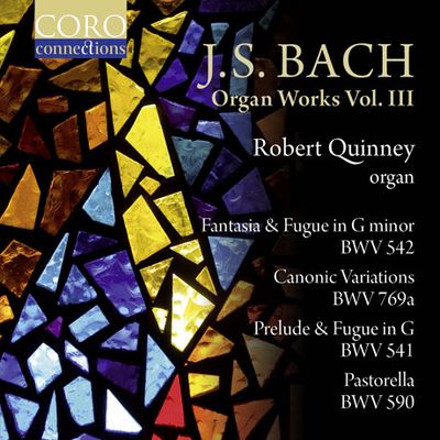 ORGAN WORKS VOL.3/ ROBERT QUINNEY [바흐: 오르간 작품 3집]