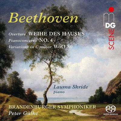 PIANOCONCERTO NO.4/ LAUMA SKRIDE [SACD HYBRID] [베토벤: 피아노 협주곡 4번 외 - 라우마 스크리데]