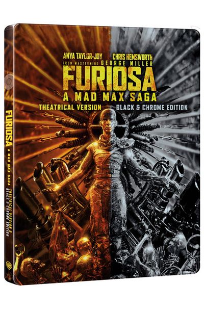 퓨리오사:매드맥스 사가 4K UHD [블랙&크롬 에디션] [스틸북 한정판] [FURIOSA: A MAD MAX SAGA]