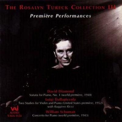 PREMIERE PERFORMANCES [THE ROSALYN TURECK COLLECTION 3]