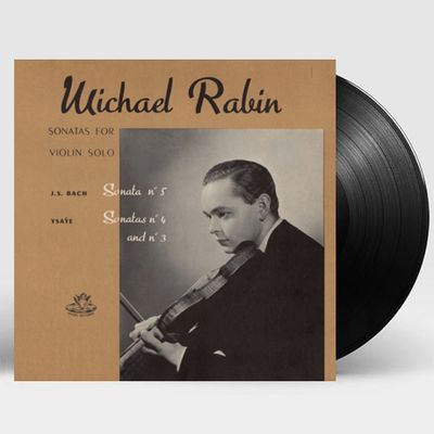 SONATAS FOR VIOLIN SOLO/ MICHAEL RABIN [바흐 & 이자이: 바이올린 소나타 솔로 - 마이클 래빈] [180G LP]