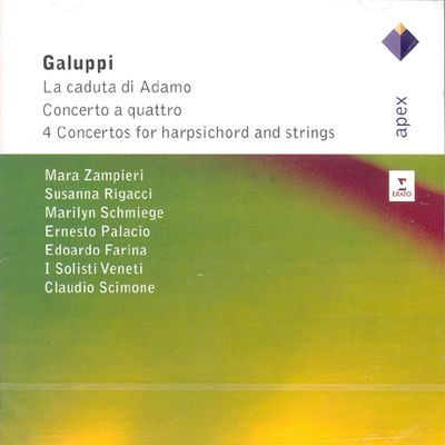 LA CADUTA DI ADAMO, HARPSICHORD CONCERTOS/ CLAUDIO SCIMONE