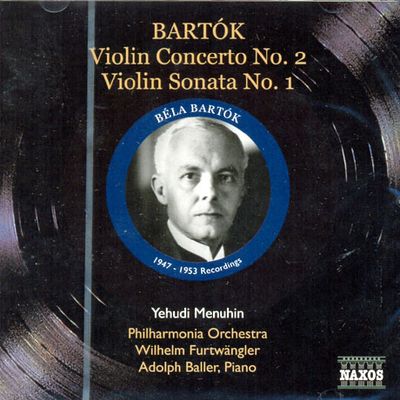 VIOLIN CONCERTO & SONATA/ YEHUDI MENUHIN/ ADOLPH BALLER