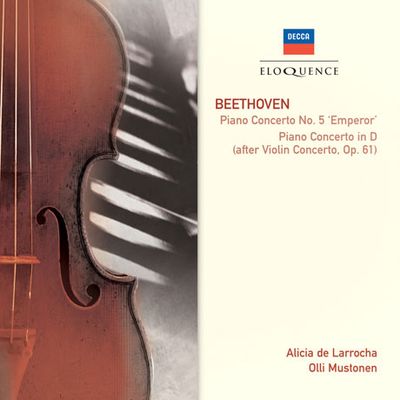 PIANO CONCERTO NO.5 `EMPEROR`/ ALICIA DE LARROCHA, OLLI MUSTONEN [알리시아 데 라로차: 베토벤 피아노 협주곡 5번 <황제>]