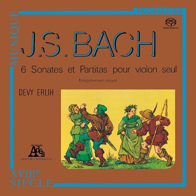6 SONATAS & PARTITAS FOR SOLO VIOLIN/ DEVY ERLIH [SACD] [바흐: 무반주 바이올린을 위한 소나타와 파르티타 - 드비 에를리히] [한정반]