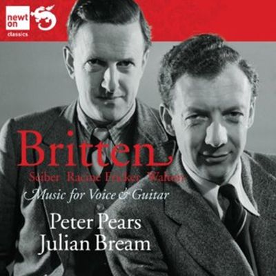 MUSIC FOR VOICE AND GUITAR/ PETER PEARS, JULIAN BREAM