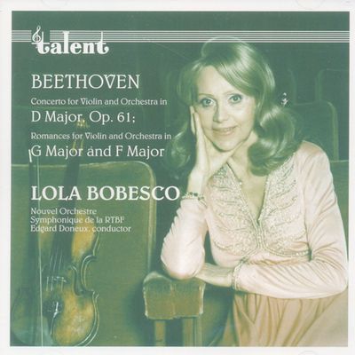 CONCERTO FOR VIOLIN AND ORCHESTRA/ LOLA BOBESCO [롤라 보베스코: 베토벤 바이올린 협주곡]