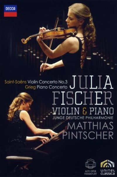 SAINT-SAENS, GRIEG VIOLIN & PIANO/ MATTHIAS PINTSCHER [생상: 바이올린 협주곡 3번, 그리그: 피아노 협주곡 - 율리아 피셔]