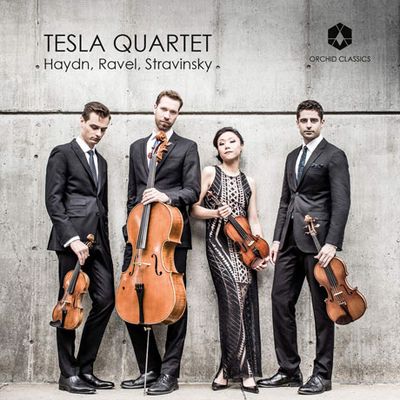 PLAYS HAYDN, RAVEL, STRAVINSKY [하이든 & 라벨: 현악사중주, 스트라빈스키: 콘체르티노 외  - 테슬라 사중주단]