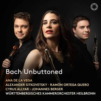 BACH UNBUTTONED/ ANA DE LA VEGA [바흐: 브란덴부르크 협주곡, 2개의 바이올린을 위한 협주곡(플룻과 오보에 편곡 버전) - 아나 드 라 베가]