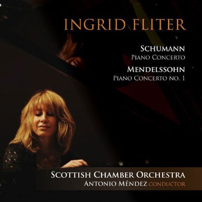 PIANO CONCERTOS/ INGRID FLITER, ANTONIO MENDEZ [SACD HYBRID] [슈만: 피아노 협주곡 & 멘델스존: 피아노 협주곡 1번, 아름다운 멜루지네 서곡]