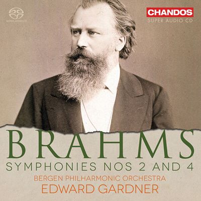 SYMPHONY NOS.2 & 4/ EDWARD GARDNER [브람스: 교향곡 2번 & 4번 - 에드워드 가드너] [SACD HYBRID]